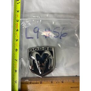 Dodge Ram Head Shield Emblem Badge Chrome Black